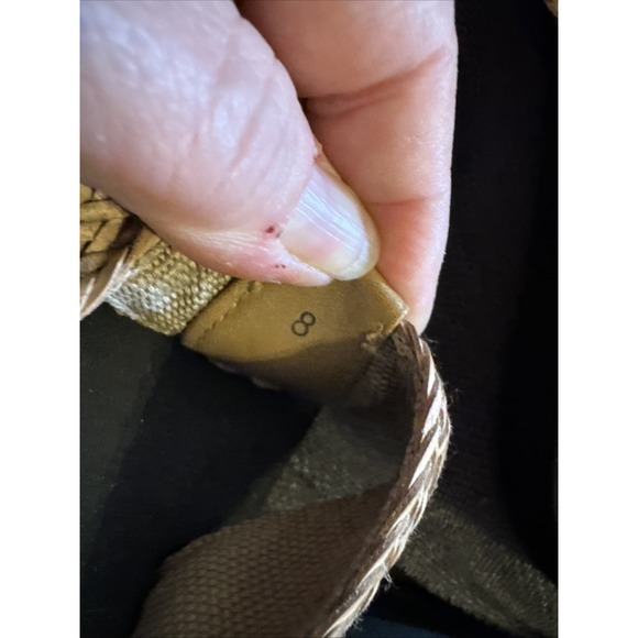 womens yellow box flip flops size 8 - Picture 8 of 8